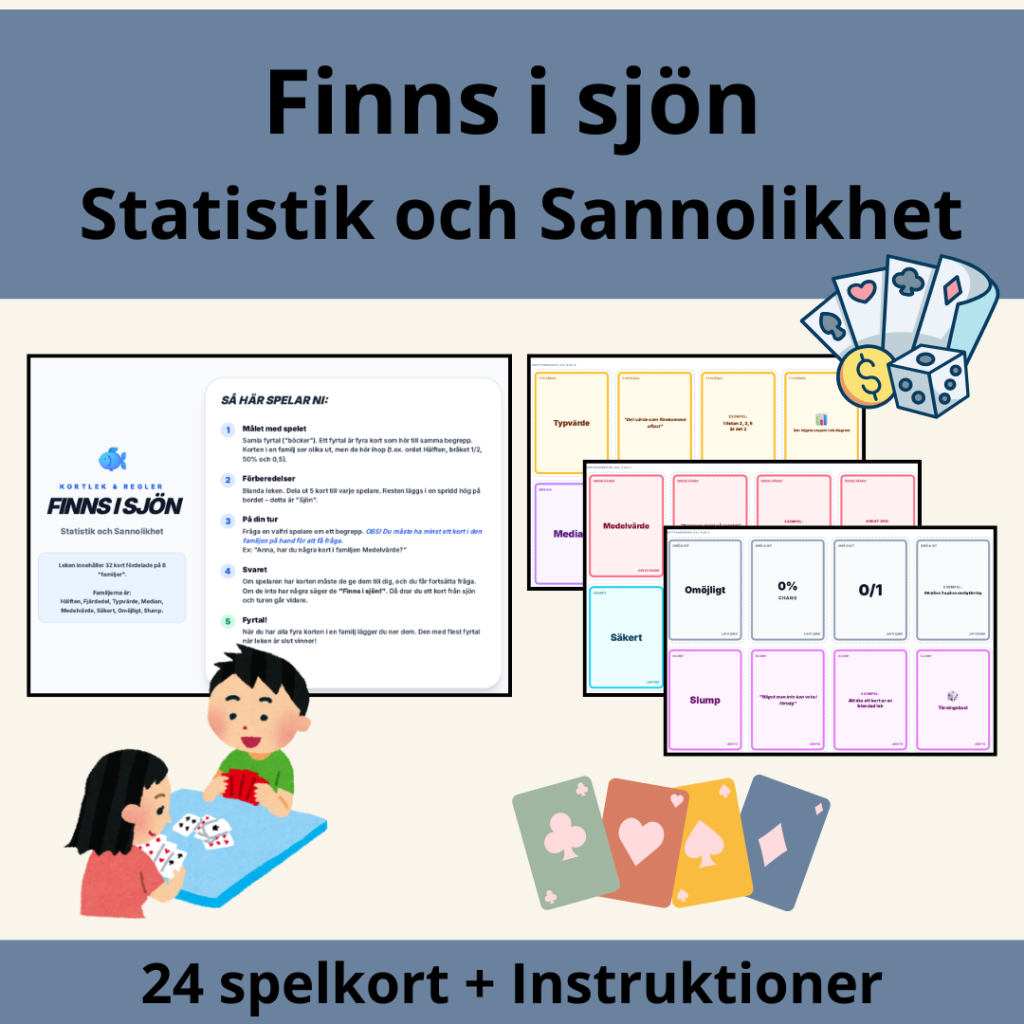 Finns i sjön: Sannolikhet och statistik