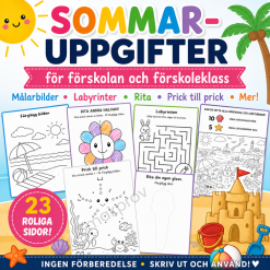 Sommaruppgifter för förskolan och förskoleklass