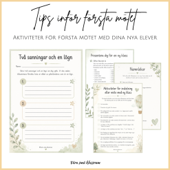 Tips inför första mötet