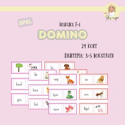 Domino tema djur