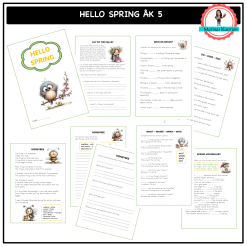 Hello Spring åk 5
