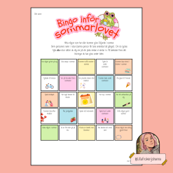 Bingo inför sommarlovet