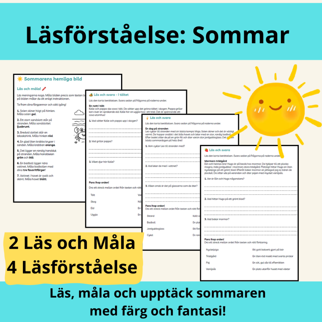 Läsförståelse: Sommartema