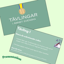 Tävlingar i ämnet svenska
