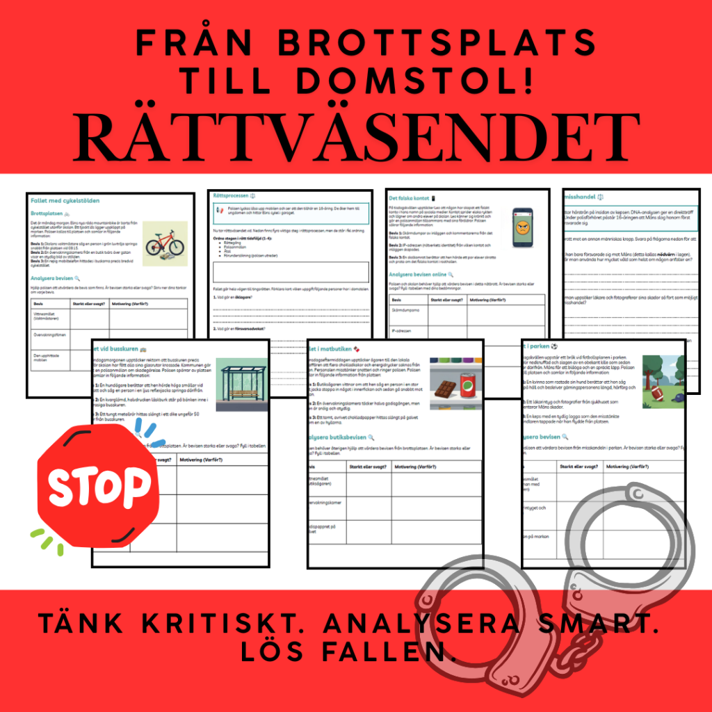 Brottsutredningar – 5 fall att lösa