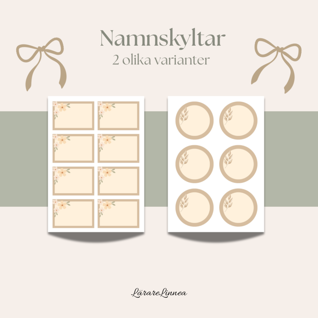 Namnskyltar