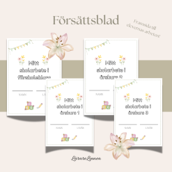 Försättsblad - mitt skolarbete