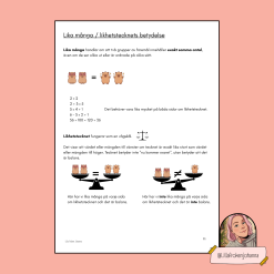 Matematik - begrepp och räknesätt (informationshäfte)