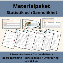 Sannolikhet och Statistik: Komplett materialpaket