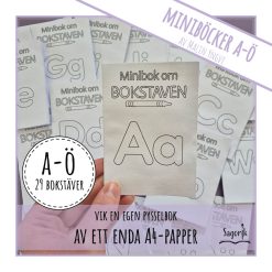 Miniböcker om bokstäver A-Ö