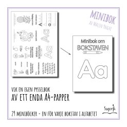 Miniböcker om bokstäver A-Ö