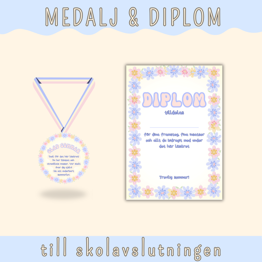 Medalj & diplom