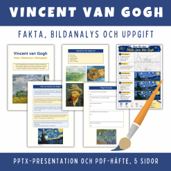 Vincent van Gogh: Fakta, bildanalys och bilduppgift