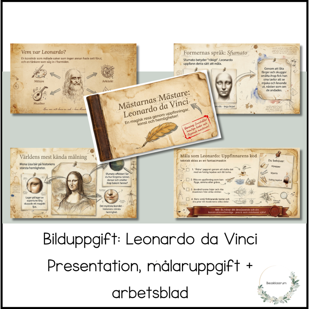 Bilduppgift: Leonardo da Vinci