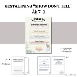 Gestaltning - Utveckla skrivande, årskurs 7-9