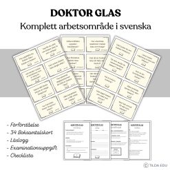 Doktor Glas - arbetsområde svenska (åk 9-gymnasiet)
