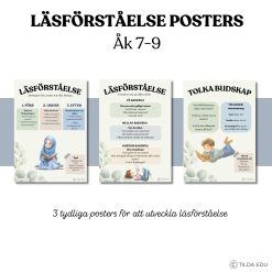 Läsförståelse Posters - Årskurs 7-9