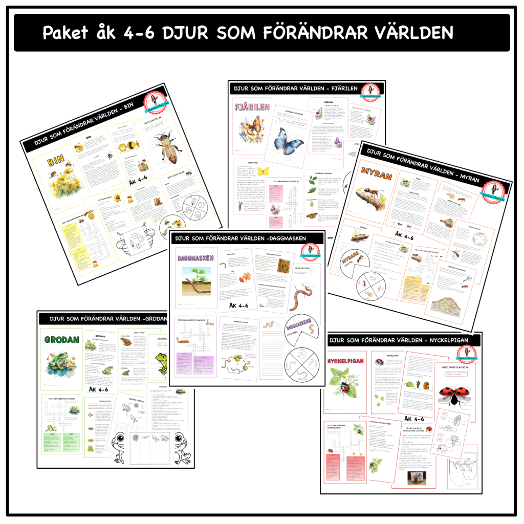 Paket åk 4-6 Djur som förändrar världen