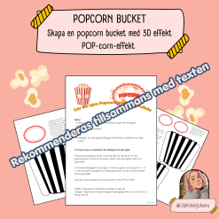 Fakta om popcorn - text med läsförståelsefrågor 🍿