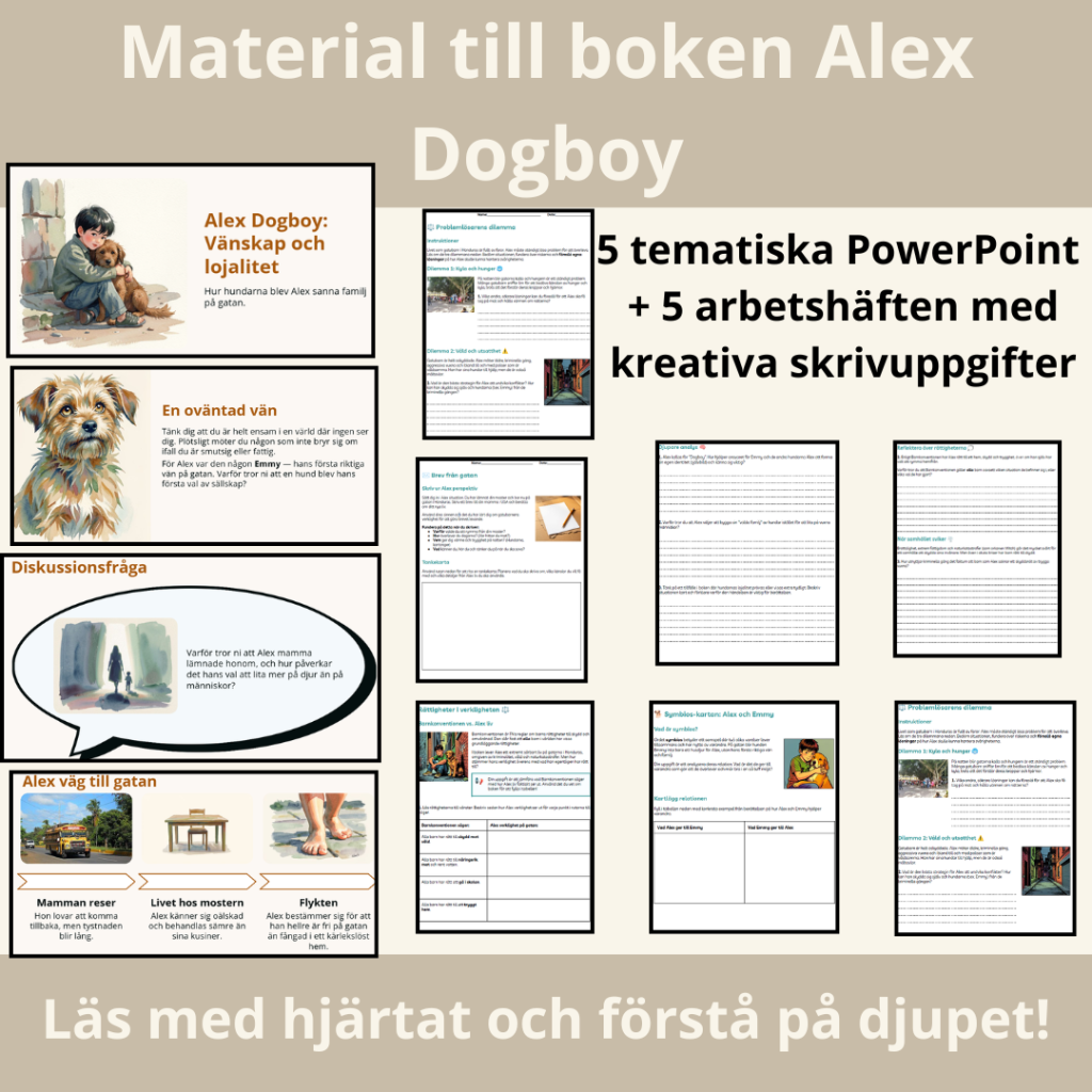 Alex Dogboy: Arbetsmaterial
