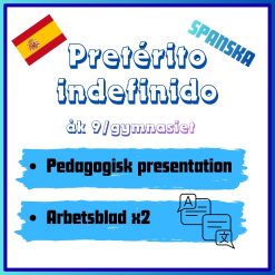 Pretérito Indefinido på spanska. Presentation & arbetsblad
