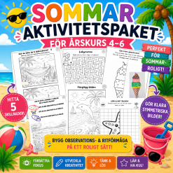 Sommaruppgifter för de sista skolveckorna, årskurs 4-6