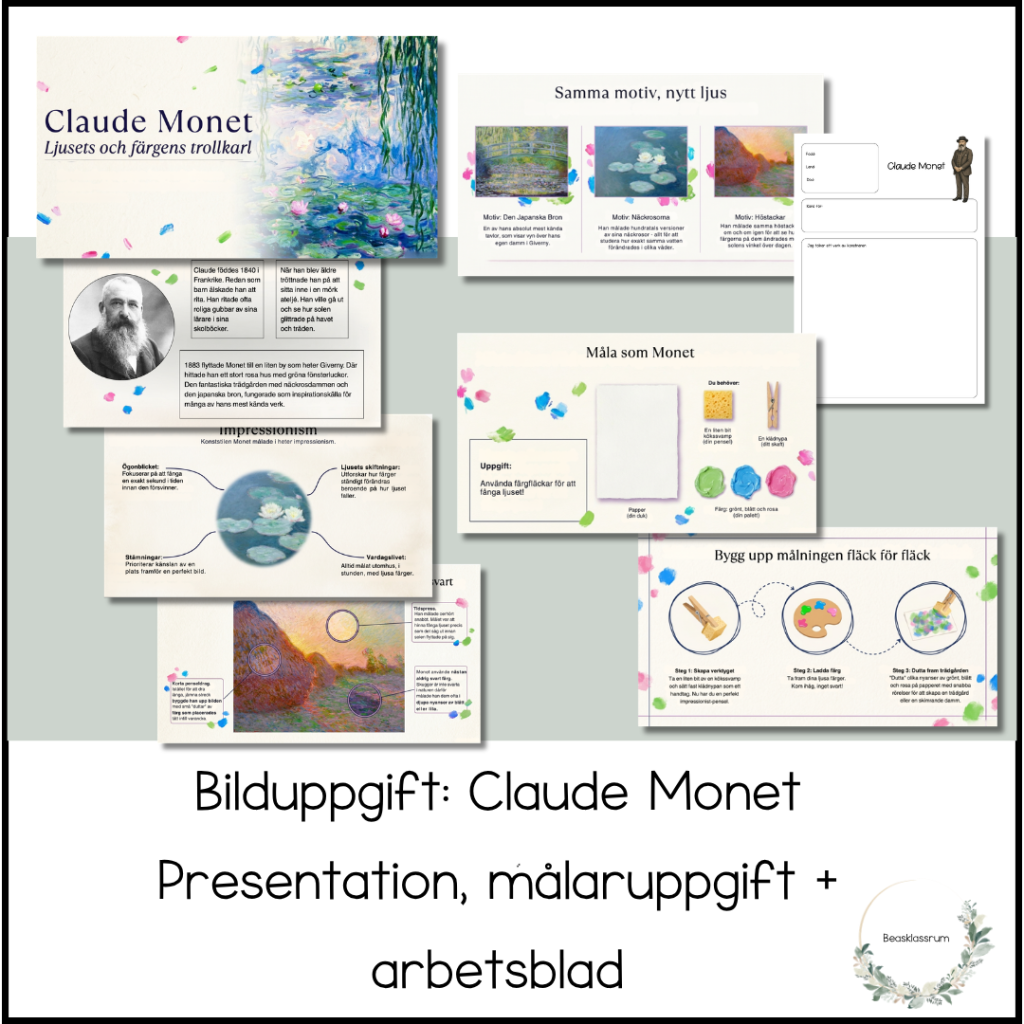 Bilduppgift: Claude Monet