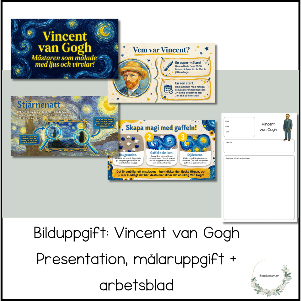Bilduppgift: Vincent van Gogh