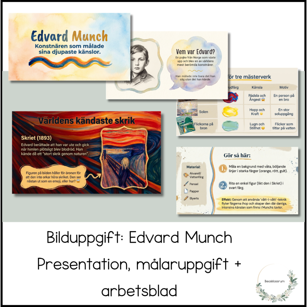 Bilduppgift: Edvard Munch