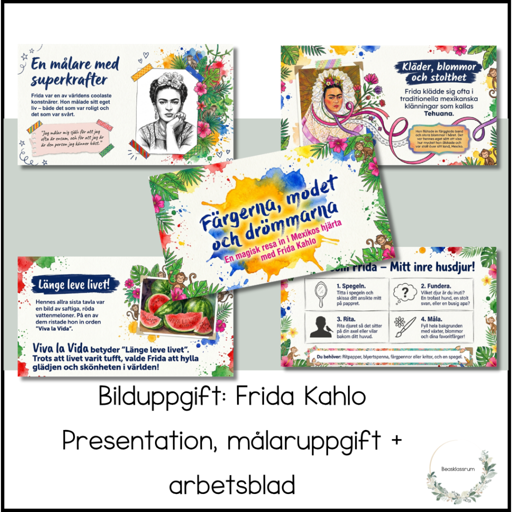 Bilduppgift: Frida Kahlo