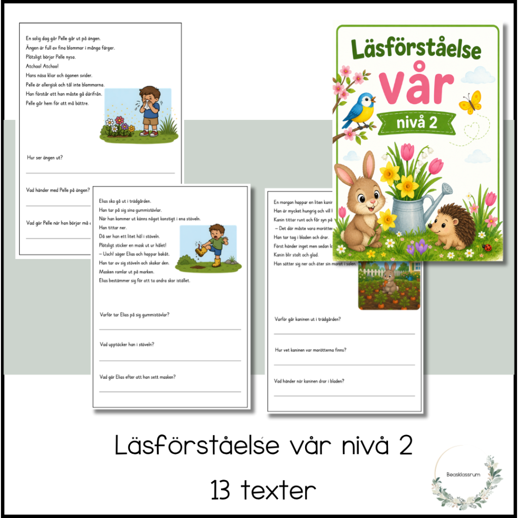 Läsförståelse vår – nivå 2
