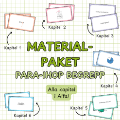 Materialpaket: para-ihop begrepp till Alfa