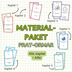 Materialpaket: pratormar till Alfa