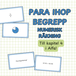 Para ihop begrepp: numerisk räkning