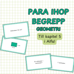 Para ihop begrepp: geometri