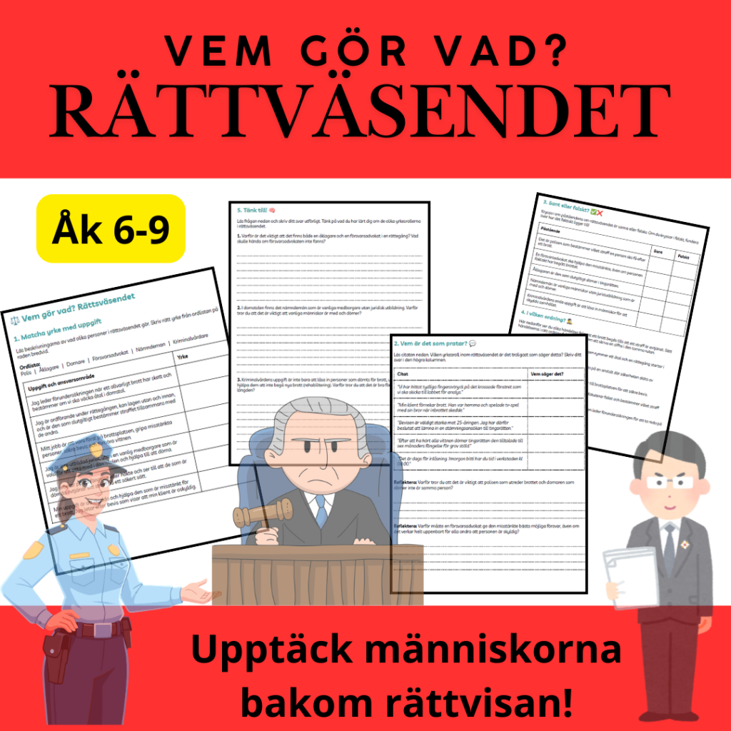 Vem gör vad? Rättsväsendet