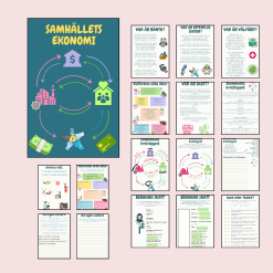 Häfte/arbetsblad samhällets ekonomi