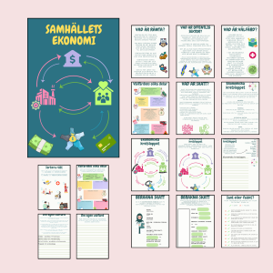 Häfte/arbetsblad samhällets ekonomi