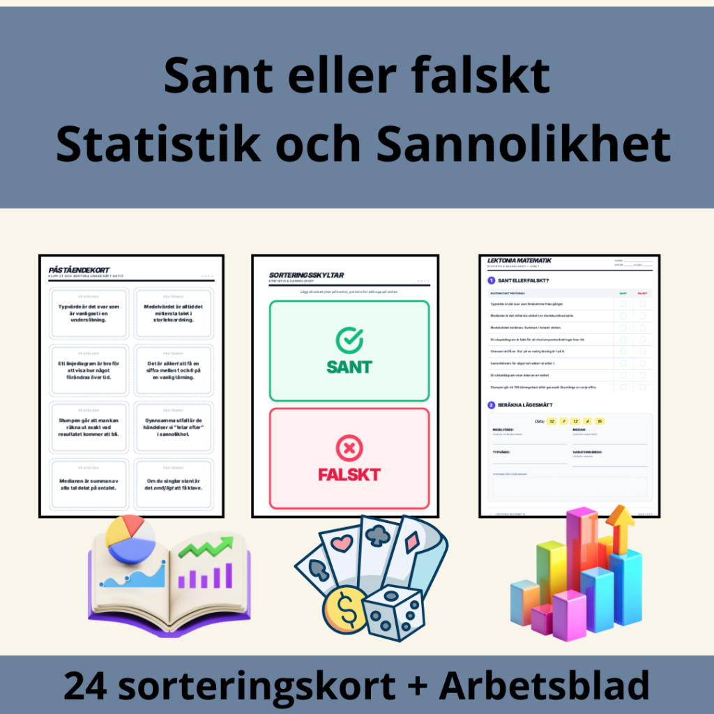 Sant eller falskt: Statistik och sannolikhet