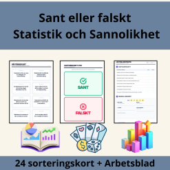 Sant eller falskt: Statistik och sannolikhet