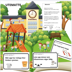 Utematte - Vikt, volym, längd och omkrets.