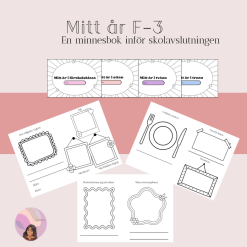 En bok om mitt år i F–3 – perfekt till skolavslutning