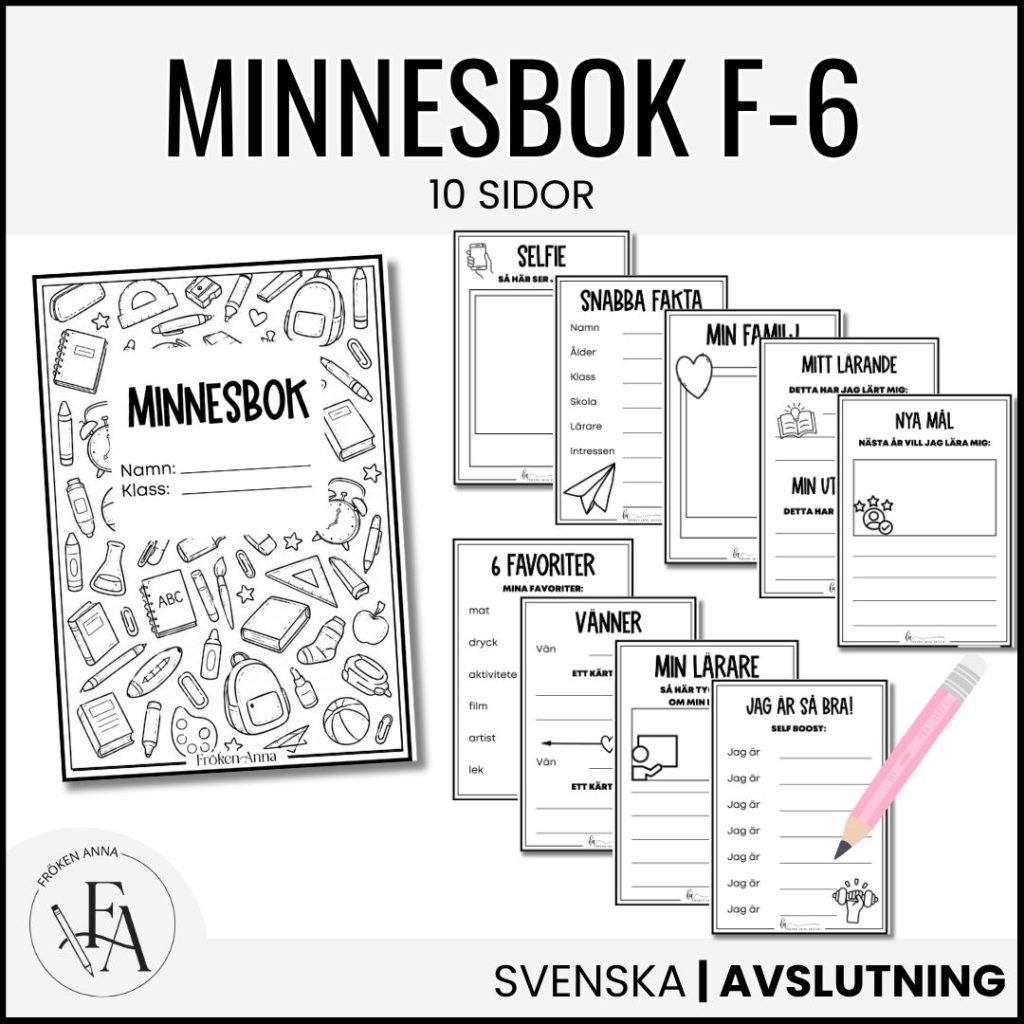 Minnesbok | Åk F-6