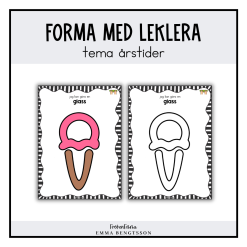 Forma med leklera: tema årstider