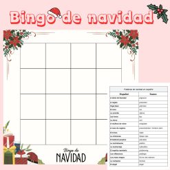 Komplett jullektion - spanska - Bingo de navidad + palabras y quizlet!