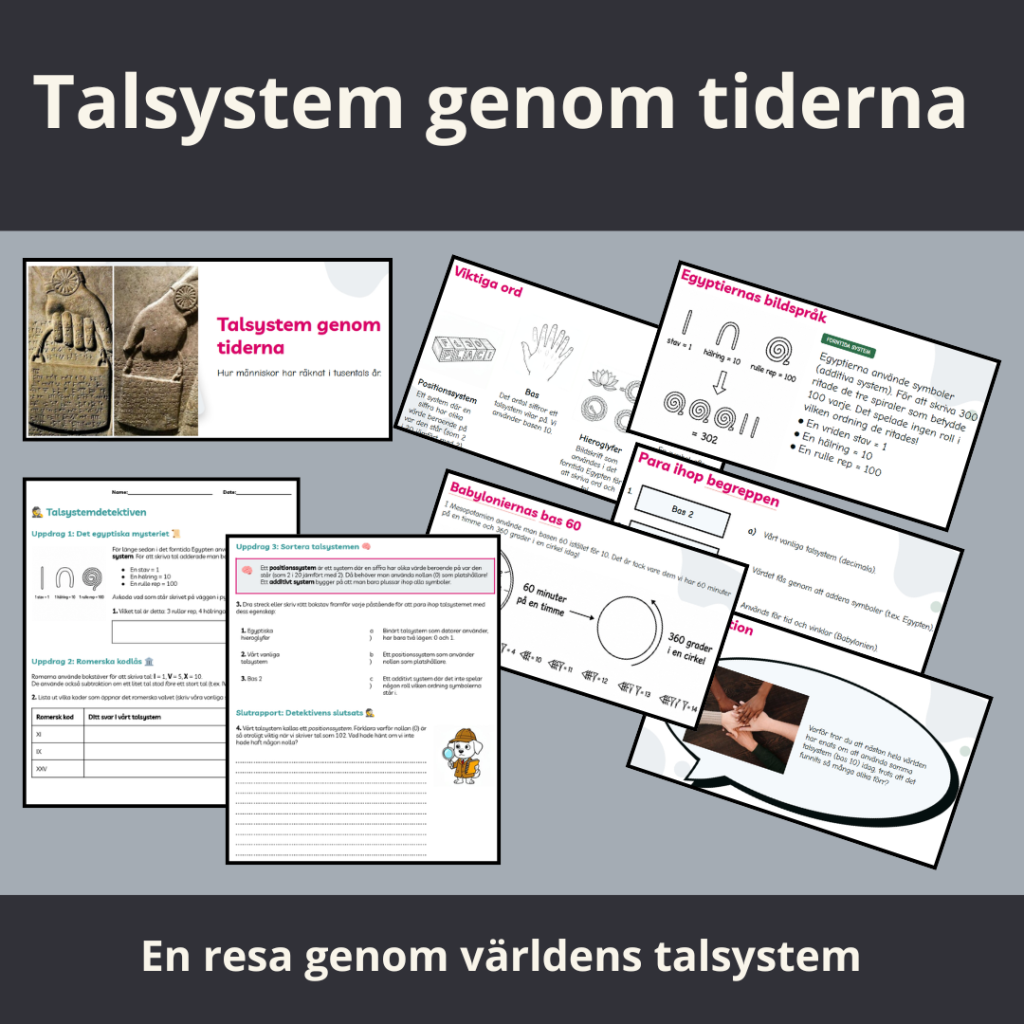 Talsystem genom tiderna