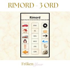Rimord - 3 ord