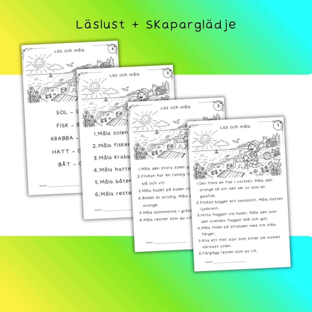 Läsförståelse på ett lekfullt sätt!