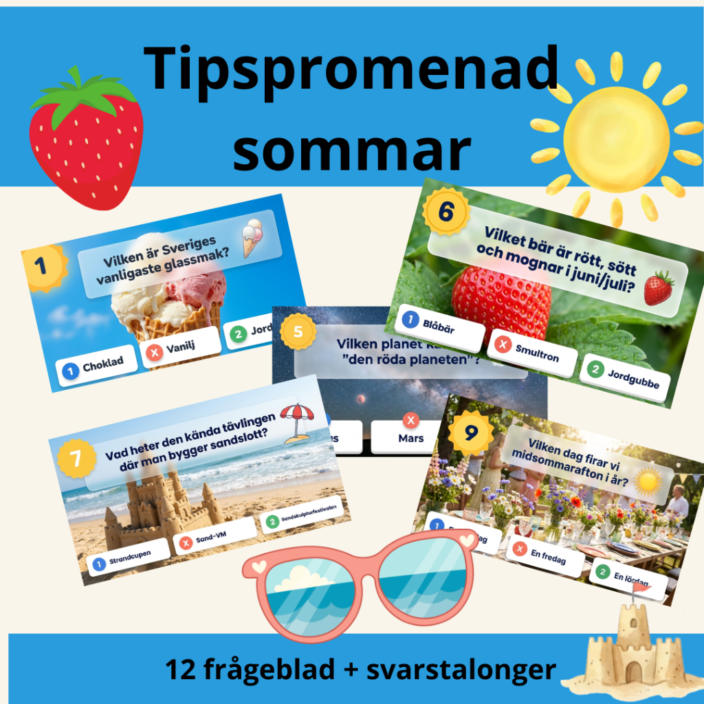 Tipspromenad Sommartema