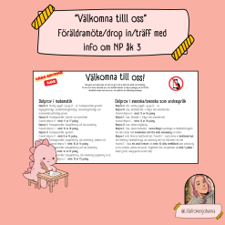 Information om provdelarna i nationella proven - åk 3 (Uppdaterad)
